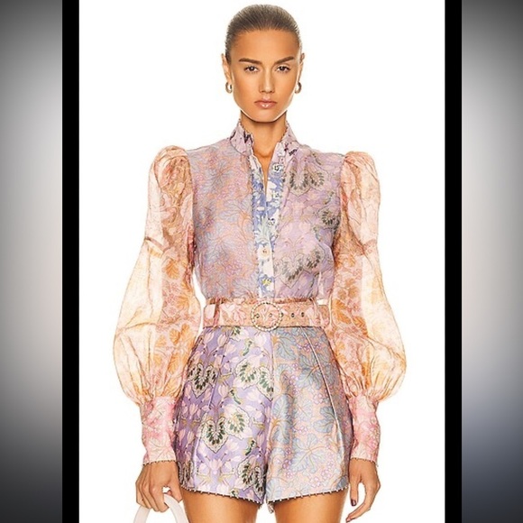 Zimmermann Kaleidoscope Spliced Blouse - Picture 2 of 7